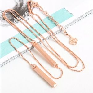 Kendra Scott Shelton Necklace in Rose Gold